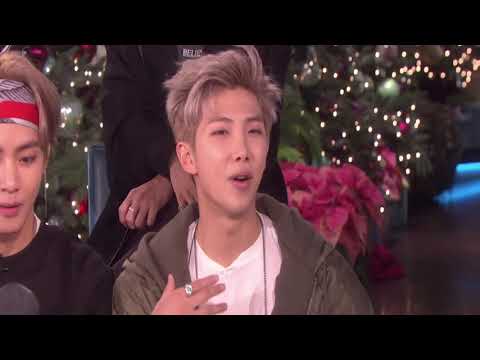BTS RM Learning English by Watching "Friends" || EmssTV