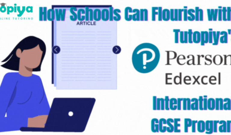 Elevating Education Tutopiya & Pearson Edexcel International GCSEs